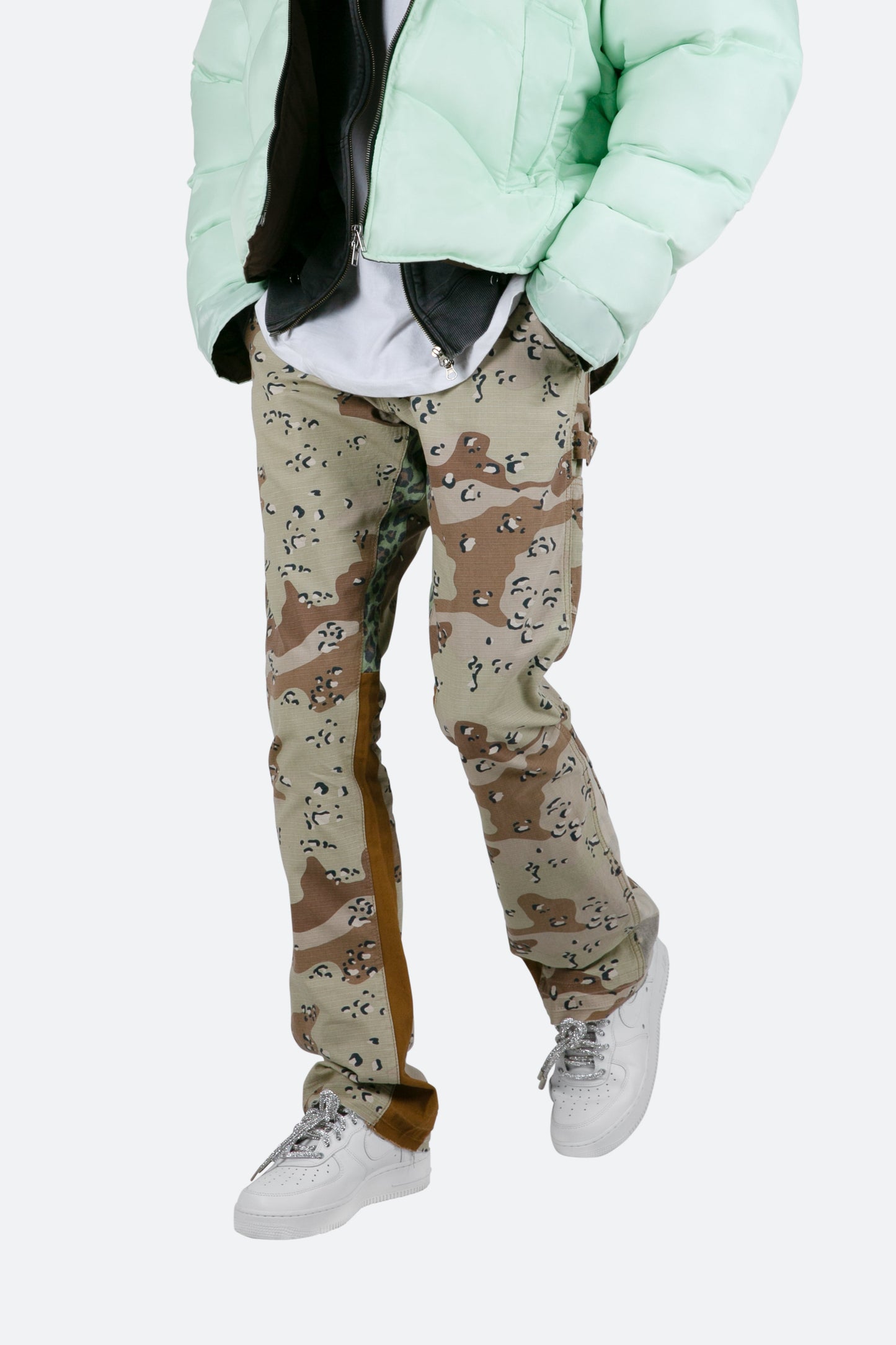 B493 Flare Denim - Desert Camo
