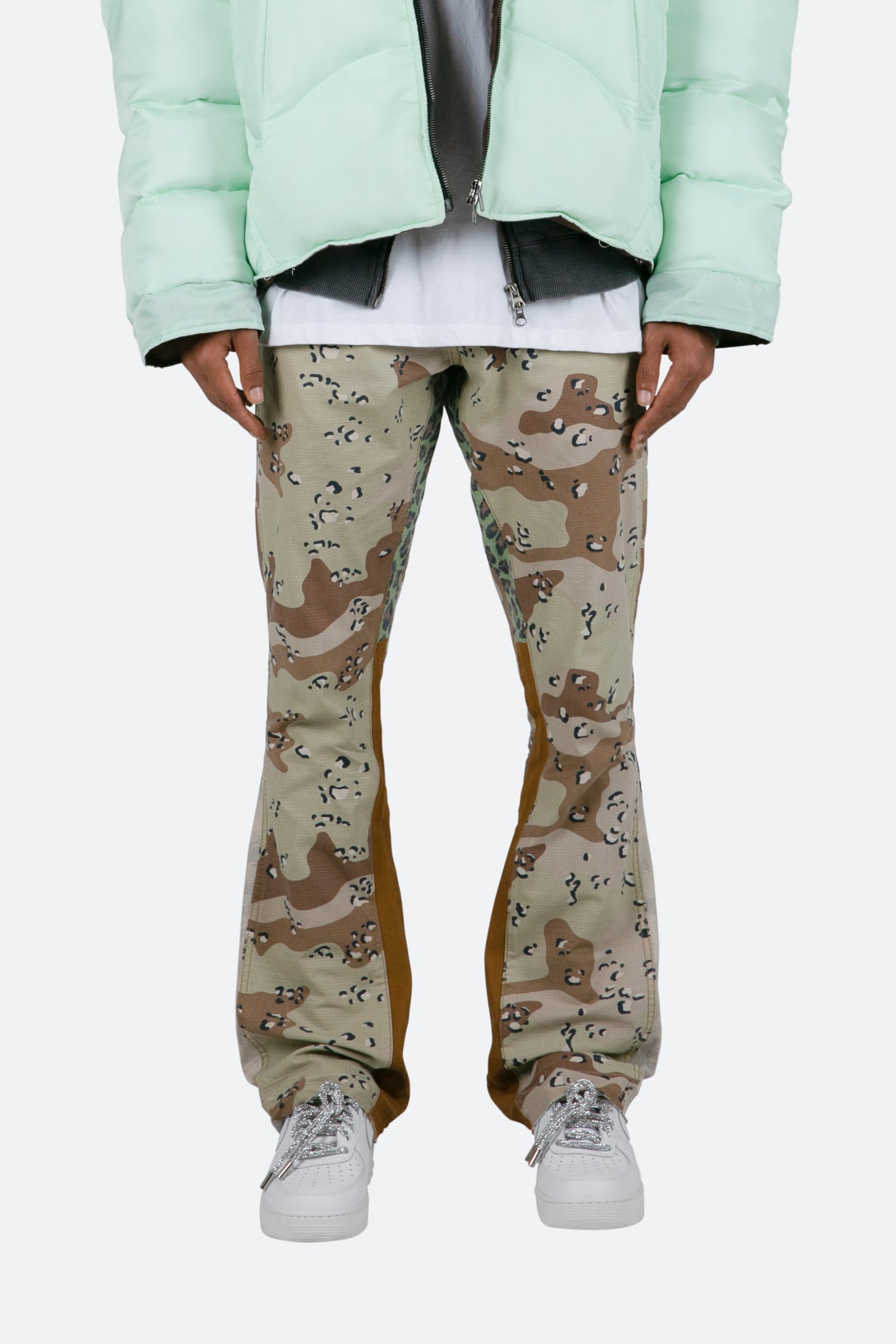 B493 Flare Denim - Desert Camo