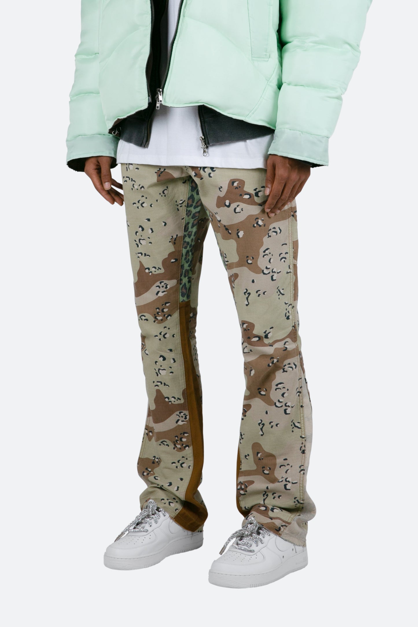 B493 Flare Denim - Desert Camo