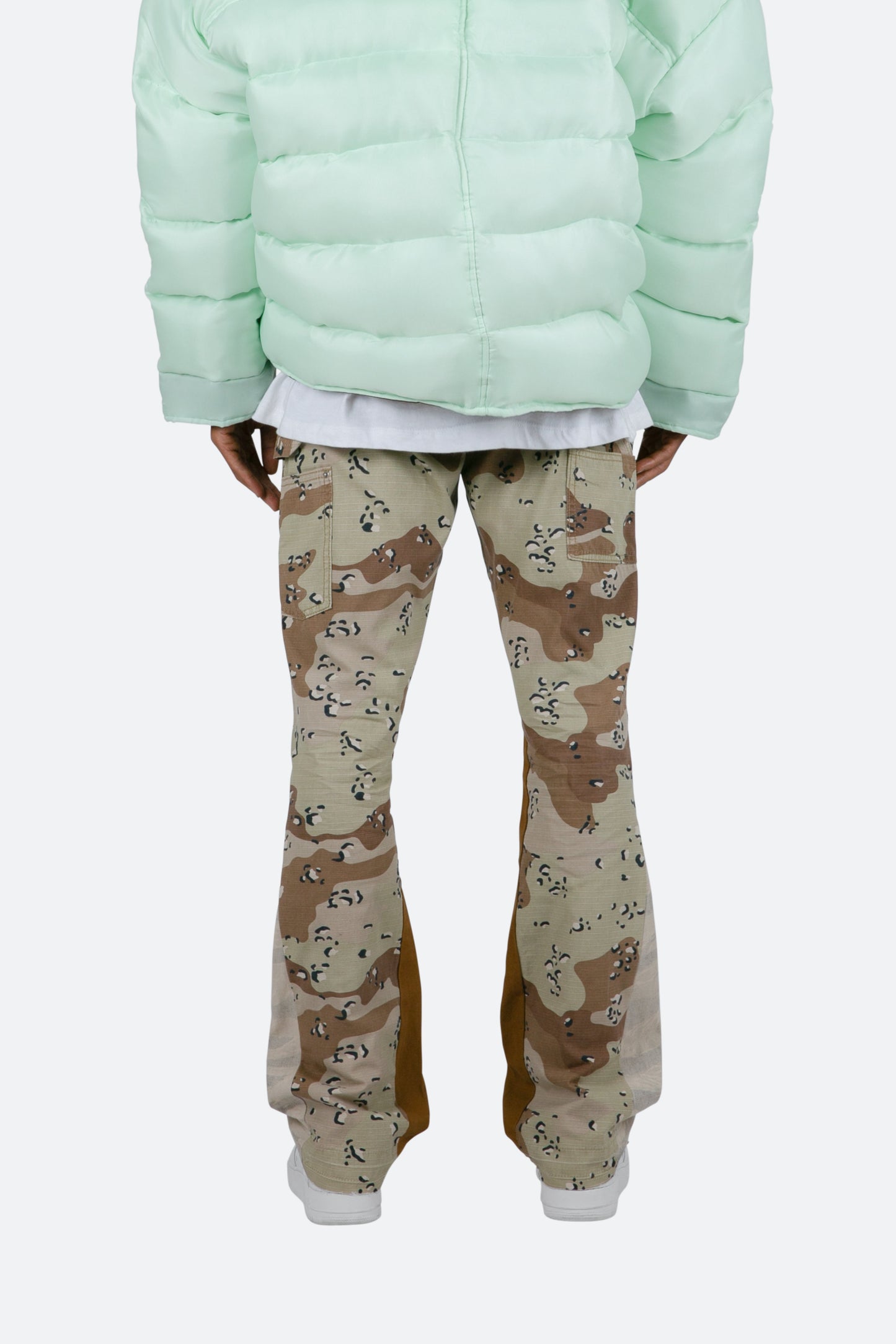 B493 Flare Denim - Desert Camo